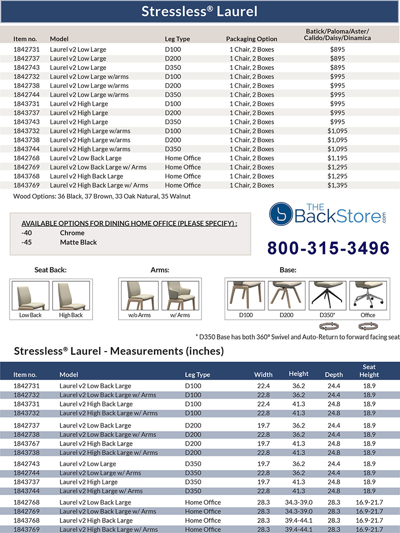 Stressless Laurel Home Dining Chair